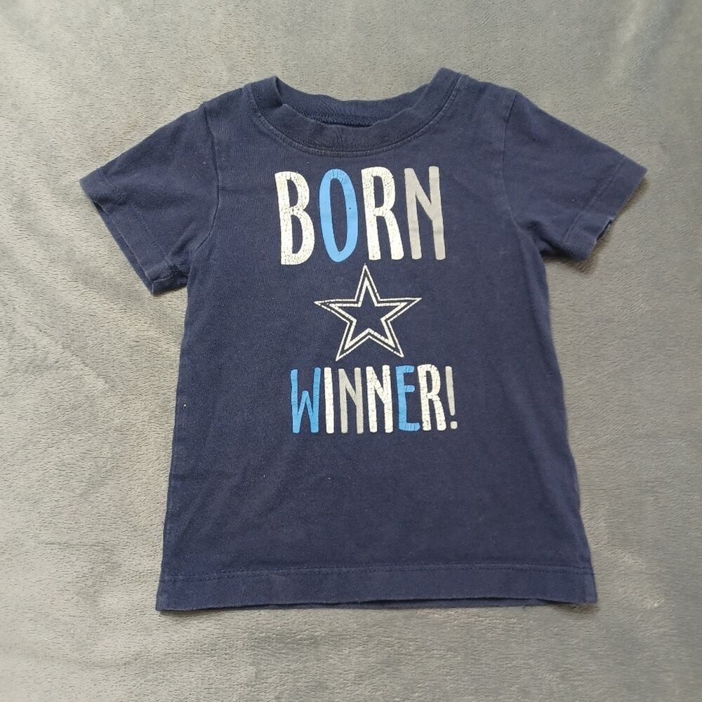 Dallas Cowboys Shirt Baby 12 Months‎ NFL Football Born Winner Blue Star Logo Tee